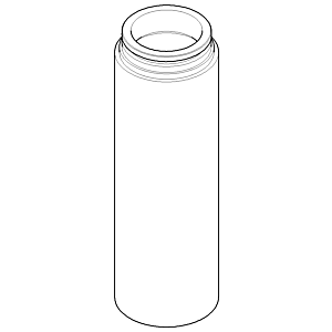 Dornbracht Tuyaux EHM-WT avec support 130 092822005-00 chromé