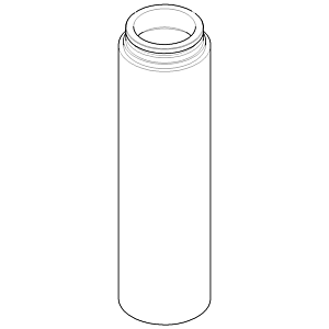 Dornbracht Rohr für Standfuss 092822044-10 weiß matt