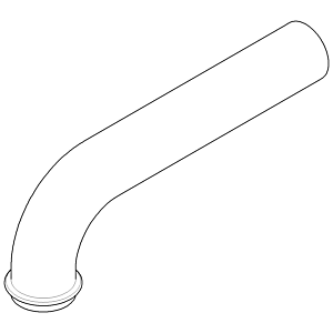 Dornbracht ABGANGSR. m. Winkel 32 x 0, 092823015-09 messing