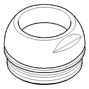 Dornbracht Haube M40 x 1 - 092830016-00 60x55x30_chrom