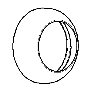 Dornbracht Haube 092830021-06 092830021 D.32 x 11 mm platin matt