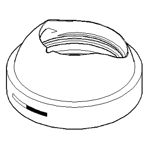 Dornbracht Haube 092830032-06 092830032 D.45 x 22,7 mm platin matt
