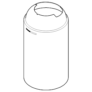 Dornbracht Haube 092830033-06 092830033 D.50 x 93,8 mm platin matt