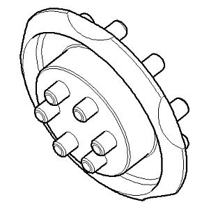 Dornbracht Montageschl. f. Massageei 09300902290 55x55x25