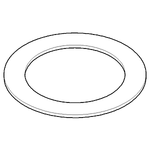 Dornbracht SCHEIBE 80 x 56,5 x 2 MS WRT 09301108290 roh