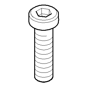 Dornbracht Zyl-Schraube M8 x 30 DIN 691 09303004790 33x10x10