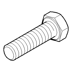 Dornbracht hexagon screw M10x35 DIN933 09303007290 SPARE PARTS 093030072 M10 x 35 mm