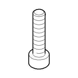 Dornbracht cyl screw M6 x 25 09303009690 raw