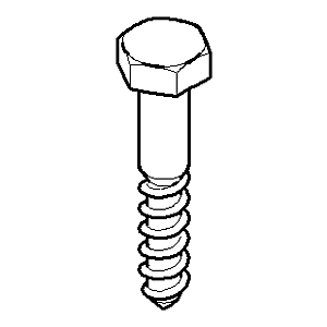 Dornbracht wood screw 6 x 35 DIN 571 09303101590 raw