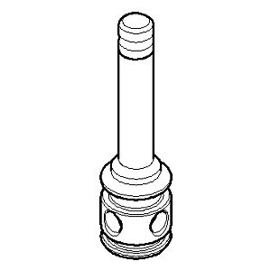 Dornbracht pull rod for diverter 09310909420-06 09310909420 D.12 x 46 mm matt platinum