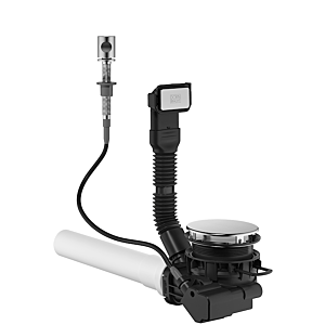 Dornbracht garniture de vidange mécanique 10405004-86 acier inoxydable brossé