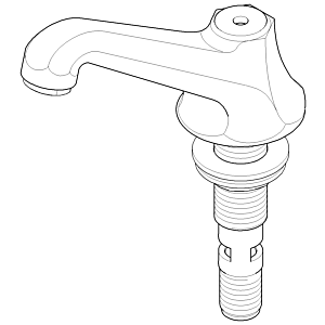 Dornbracht Al-ut 2000 / 801 135 madison - 13700380-06 175 x 280 x 70_platine mat