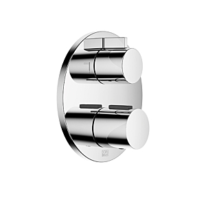 Dornbracht Meta flush-mounted installation set 36426970-93, with two-way flow control, brushed chrome