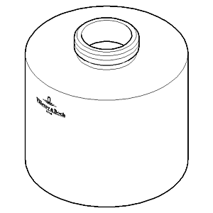 Dornbracht support distributeur, mural 90101052800-00 D 60 x 49 mm chromé