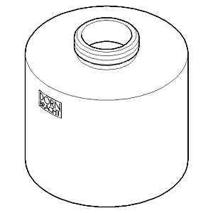 Dornbracht Aufnahme Flasche (Wand) 90101052900-00 chrom