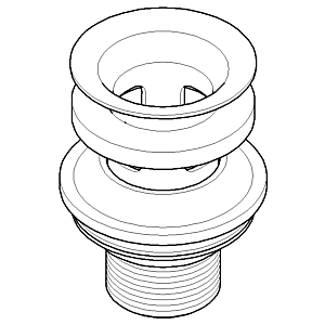 Dornbracht GOBLET OBL FIL. 2000 - chrono 90110103600-00 chromé