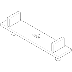Dornbracht couvercle avec poignées 90110118900-00 chromé
