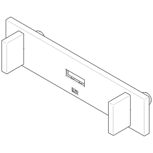 Dornbracht Abdeckung mit Griffen 90110119000-00 chrom