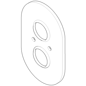 Dornbracht cover thermostat with quantity 90110205800-00 90110205800 151 x 241 x 16 mm chrome