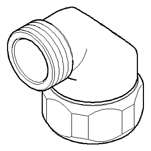Dornbracht Br.-anschl.g 1/2 kpl wfb 90110300600-00 100x60x60_chrom