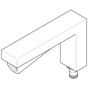 Dornbracht Auslauf 125 mm kpl - 90110619000-00 chrom