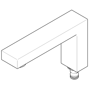 Dornbracht sortie 125 mm cpl. 90110619102-06 platine mat