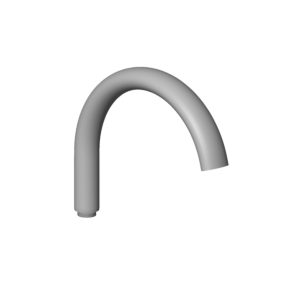 Dornbracht spout for WFB complete 90119500401-00 chrome