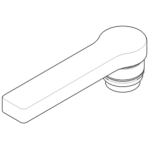 sortie Dornbracht 90119600400-00 90119600400 59 x 53 x 185 mm chromé