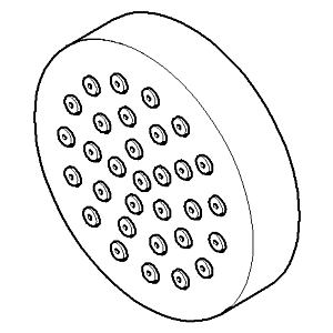 Dornbracht Gehäuse Seitenbr. Kpl 90120502700-08 platin