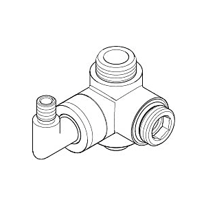 Dornbracht inverseur, inverseurs, 90170904500-09 laiton