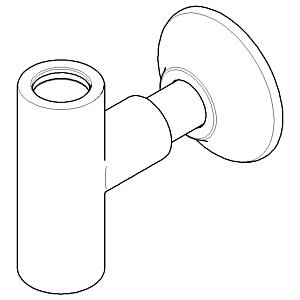 Dornbracht T-Stueck Standbr. Madison+Mad 90171103701-00 Flair chrom