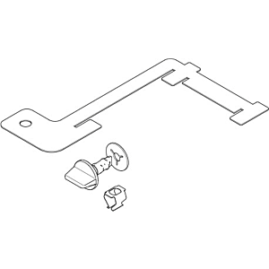 Dornbracht jeu de clip de maintien lumière 9017201740090 brut