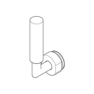 conversion Dornbracht 90182002500-99 90182002500 23 x 85 x 48 mm Platine foncé