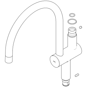 Dornbracht repair set cpl. Outlet 90198801901-00 chrome