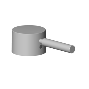 Dornbracht Griff für Wanne Stand 90206600400-00 90206600400 52 x 35 x 117 mm chrom