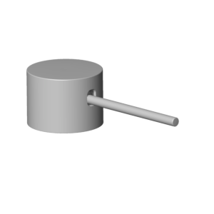 Dornbracht handle for wall washbasin 90206602200-00 90206602200 D.45 x 33 x115 mm chrome