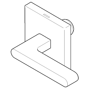 poignée Dornbracht pour mur encastré 90207005704-28 90207005704 60 x 60 x 40 mm laiton payant