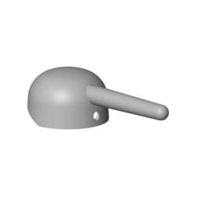 Dornbracht handle complete - 90209404300-00 chrome, 35 x 10 x 10