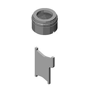 Dornbracht aerator 90230102605-00 with slot M24x1, CC-STD-IT chrome