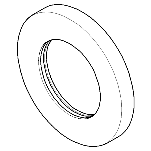 Dornbracht rosette 90276201100-00 chromé
