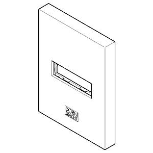 Dornbracht rosette MEM for spout 90277803800-06 matt platinum