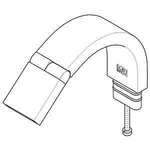 Dornbracht spout cpl. 90282226500-00 chrome