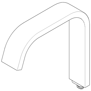 Dornbracht bec cpl. 90282226600-06 platine mat