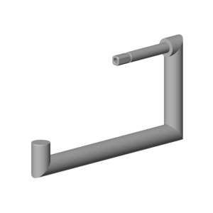 Dornbracht Rohr mit Aufnahme 90282264100-10 weiß matt