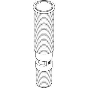 Dornbracht arbre G 3/4 x 126 mm 9030010330090 brut