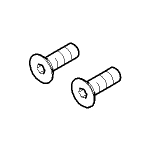 Dornbracht vis à tête fraisée M4 x 12 9030300140090 brut