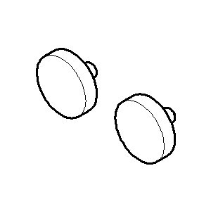 Dornbracht vis miroir D12 mm 90303052000-00 chromé