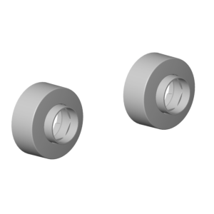 Dornbracht rosette two-piece 90312051200-08 90312051200 platinum