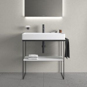 Duravit DuraSquare support en métal 0031114600 86,5 x 45, 2000 cm, sur pied, noir mat