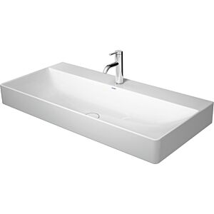 Duravit DuraSquare Möbel Waschtisch 2353800071 80 x 47 cm, 1 Hahnloch, ohne Überlauf, weiß